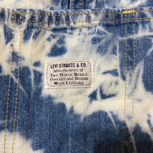Levi’s Vintage Tie Dye Shortalls - Picture 4 of 6